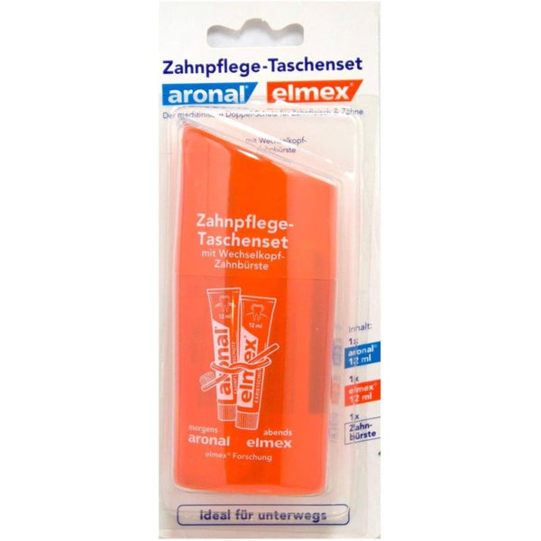 aronal und elmex Zahnpflege-Taschenset, 2 x 12 ml