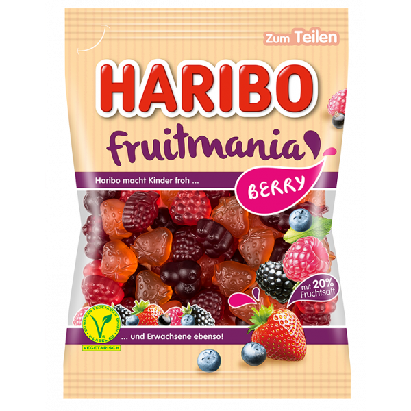 Haribo Fruitmania Berry 175 g Beutel