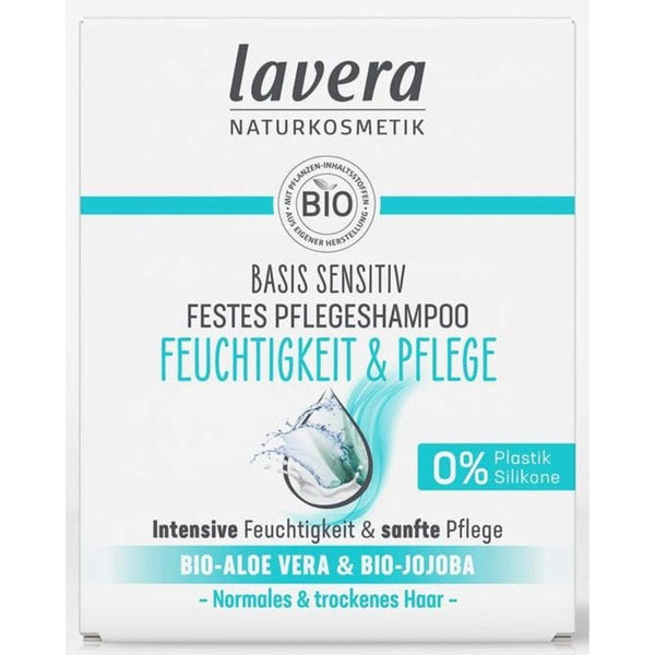 Lavera Basis sensitiv Festes Pflegeshampoo Feuchtigkeit & Pflege 50 g