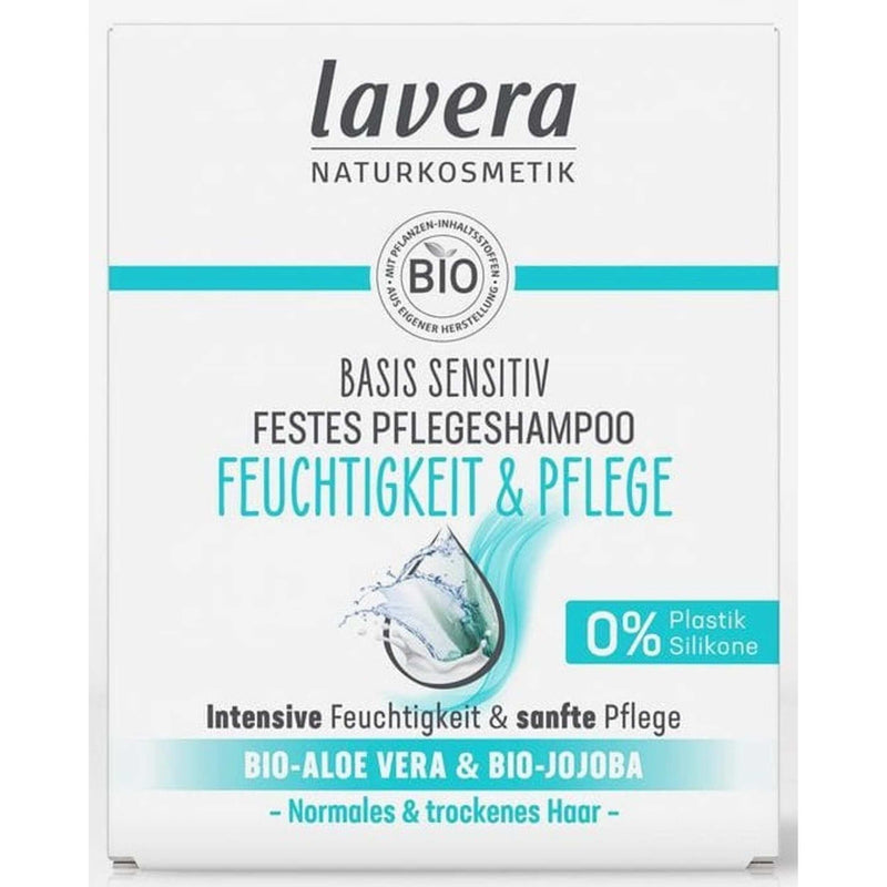 Lavera Basis sensitiv Festes Pflegeshampoo Feuchtigkeit & Pflege 50 g
