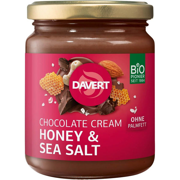 Davert Bio Chocolate Cream Honey & Sea Salt 250g
