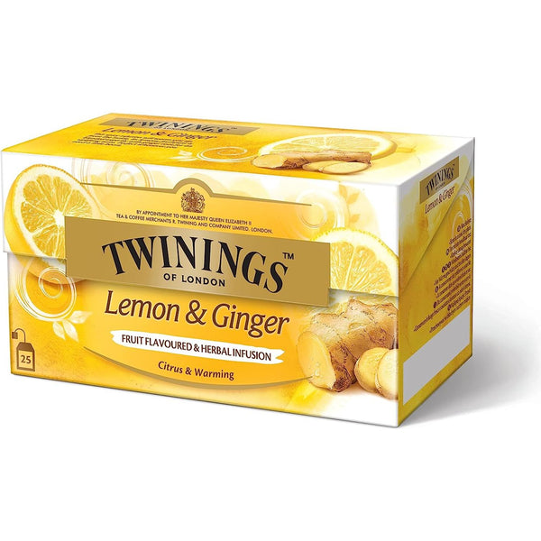 Twinings Lemon Ingwer Früchte-Tee 25 Beutel 37,5g