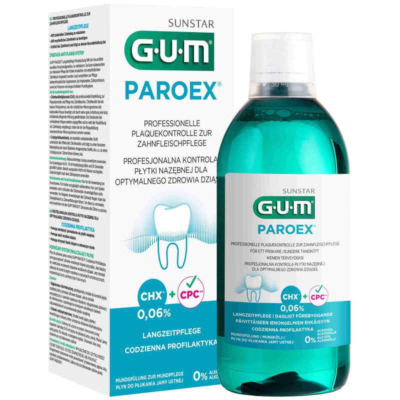 GUM Paroex Mundspülung 0,06% CHX 500ml