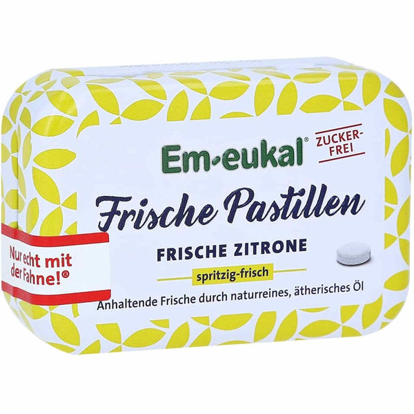 Em-eukal Frische Pastillen zuckerfei Frische Zitrone spritzig frisch 20g