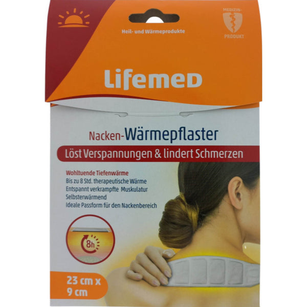 Lifemed Nacken-Wärmepflaster 23 cm x 9 cm weiss 1Stk