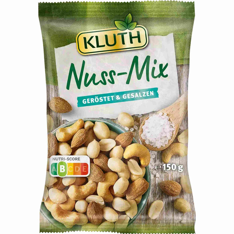 Kluth Nuss Mix geröstet & gesalzen 150g