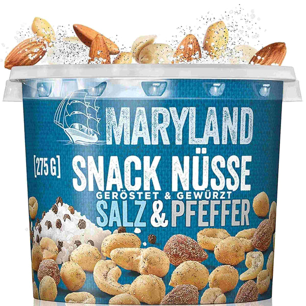 Maryland Snack Nüsse, Salz-Pfeffer 275g