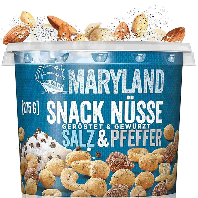 Maryland Snack Nüsse, Salz-Pfeffer 275g