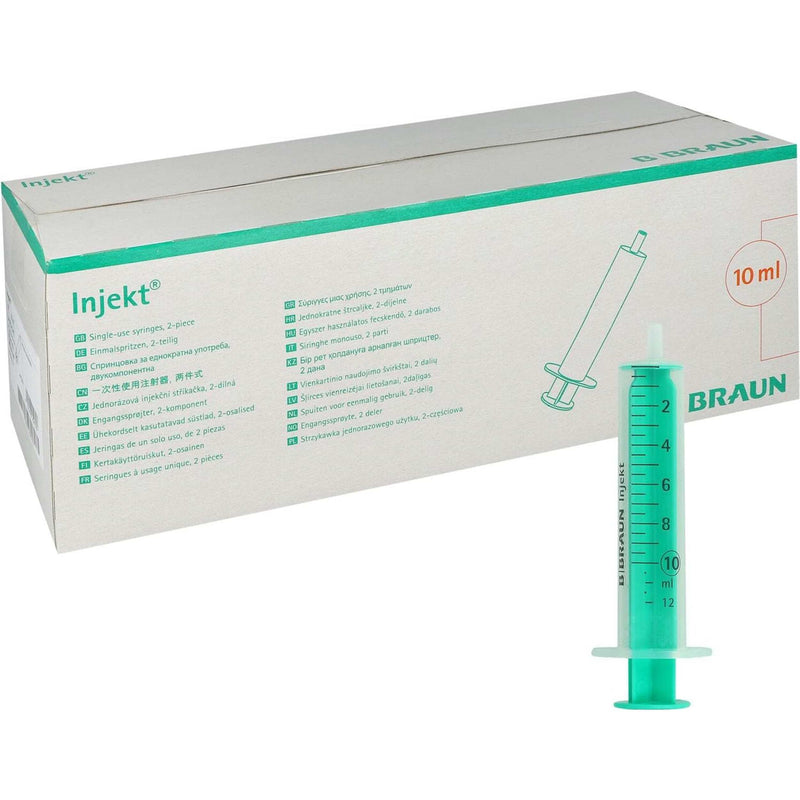 B. Braun Injekt® Solo Luer Einmalspritze 10 ml 100 Stück