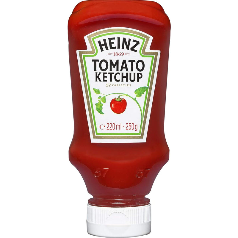 Heinz Tomato Ketchup Kopfsteherflasche 220ml