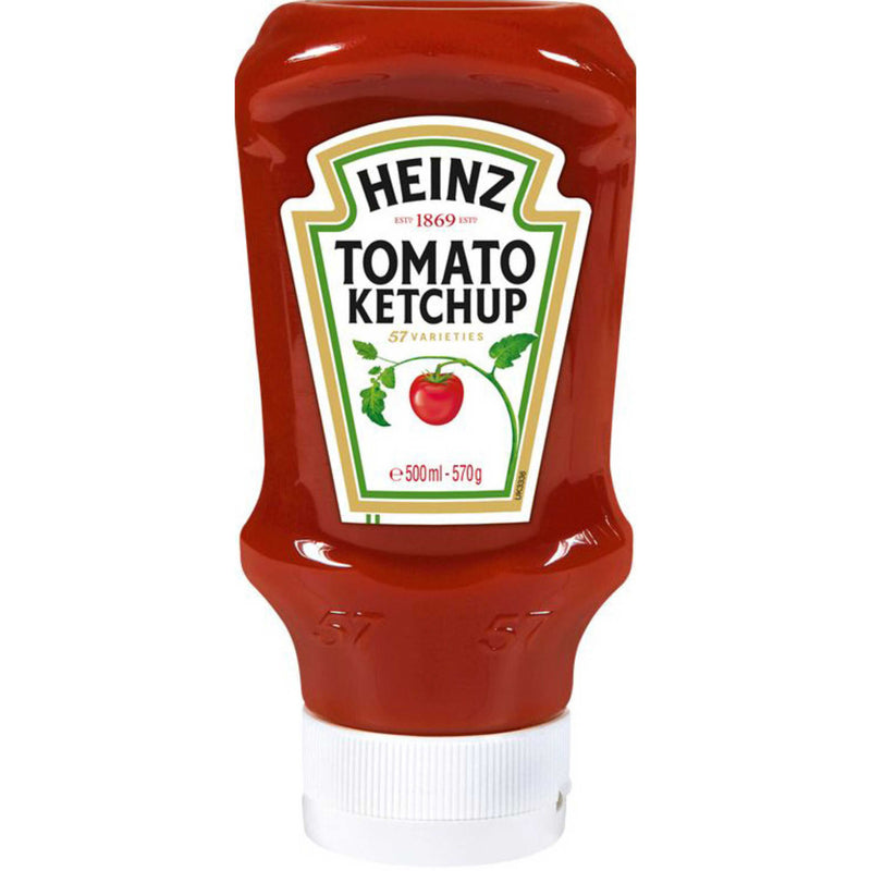 Heinz Tomato Ketchup Kopfsteherflasche 500ml