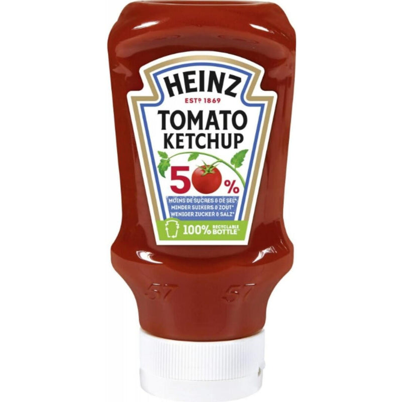 Heinz Ketchup 50 % weniger Zucker + Salz 220ml