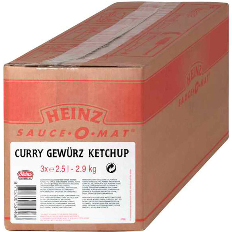 Heinz Curry Gewürz Ketchup 3 x 2,5 l