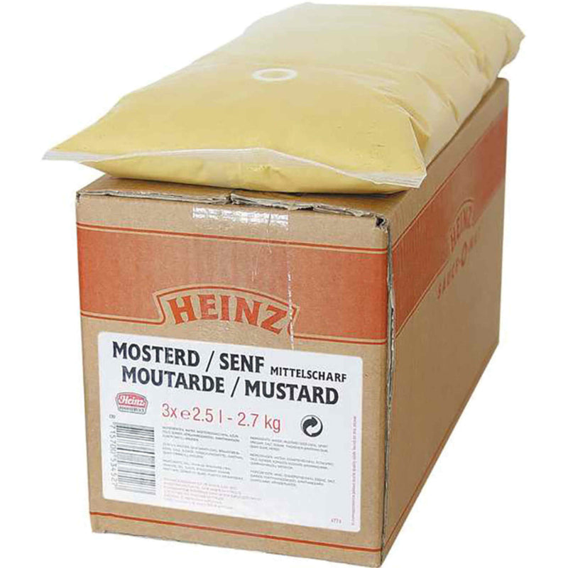 Heinz Senf mittelscharf 3 x 2,5 l