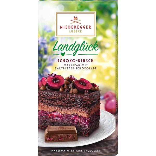 Niederegger Marzipan Tafel Schoko-Kirsch "Landglück" 110g