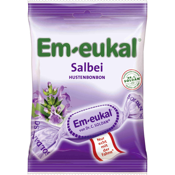 Em-eukal Salbei Hustenbonbon zuckerhaltig 75g