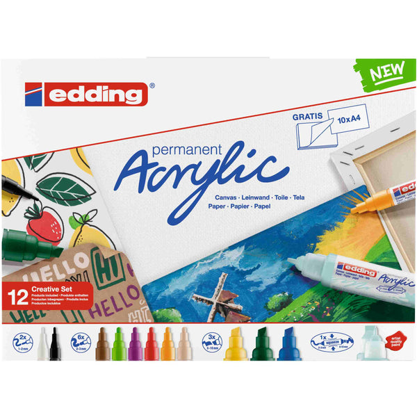 edding Acryl-Kreativset basic 1Stk