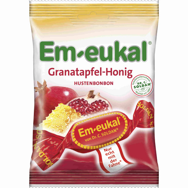 Em-eukal Granatapfel-Honig Hustenbonbon zuckerhaltig 75g