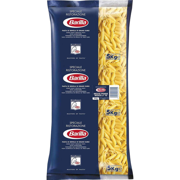 Barilla Mezze Penne Rigate 5Kg