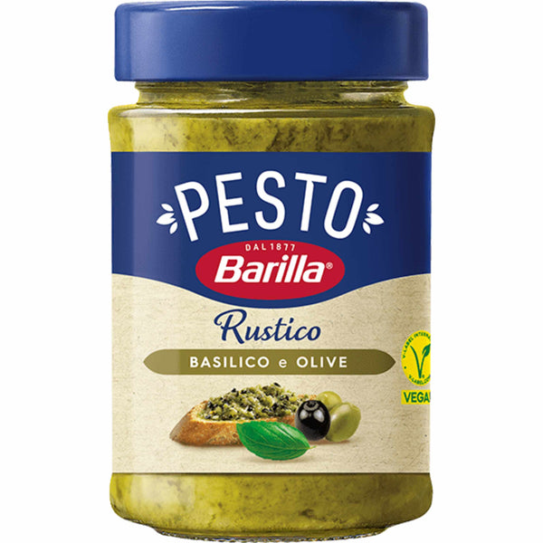 Barilla Pesto Rustico Basilico e Olive 200g