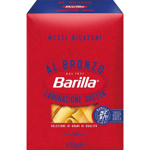 Barilla Mezzi Rigatoni Al Bronzo 400g