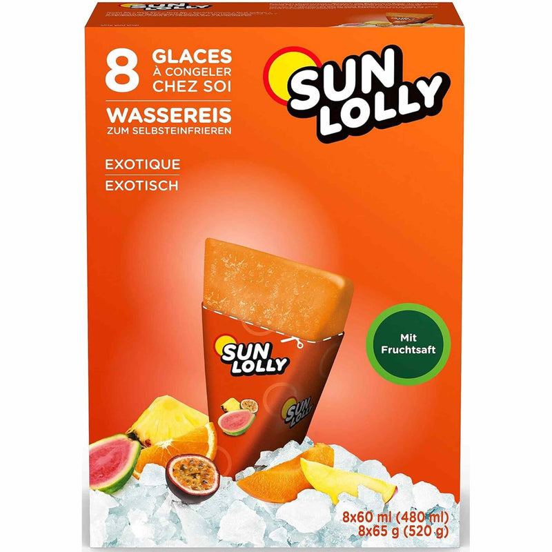 Sunlolly  Exotisch Wassereis 8x60ml