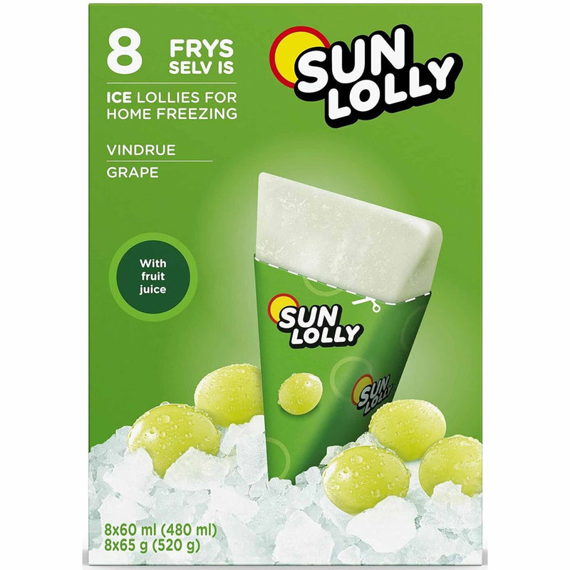 Sunlolly  Weintraube Wasssereis 8x60ml