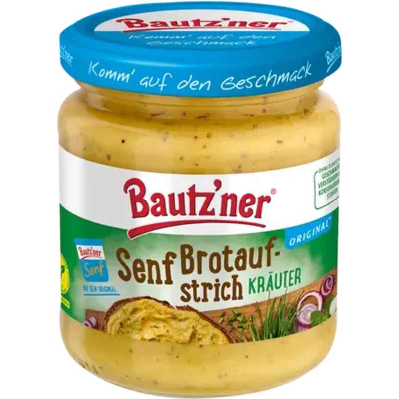 Bautz`ner Senf Brotaufstrich Kräuter 200 ml Glas