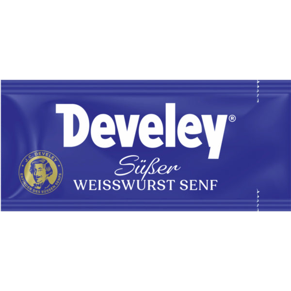 Develey Original Münchner Weisswurst Senf 200er Pack (200 x 15 ml)