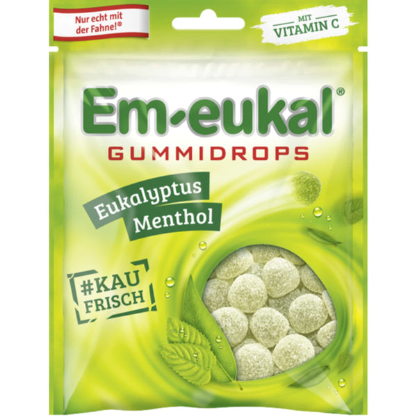 Em-eukal Gummidrops Eucalyptus Menthol 90g bag