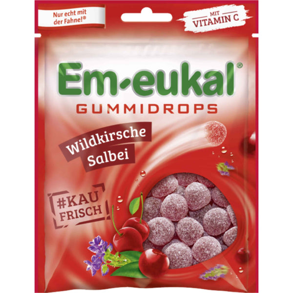 Em-eukal Gummidrops Wildkirsche-Salbei zuckerhaltig 90g