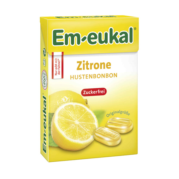 Em-eukal Zitrone zuckerfrei Box 50g