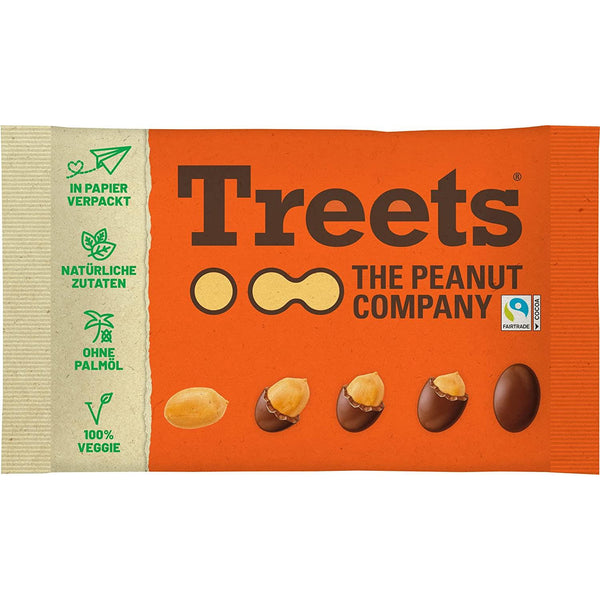 Treets Peanuts in Papierbeutel  "veggi" 185g