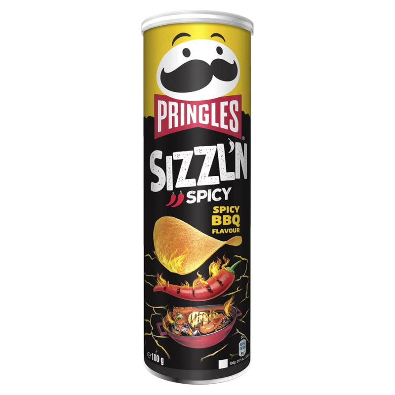 Pringles Sizzln Spicy BBQ 180g