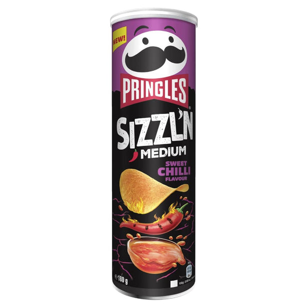 Pringles Sizzln Hot Sweet Chili 180g