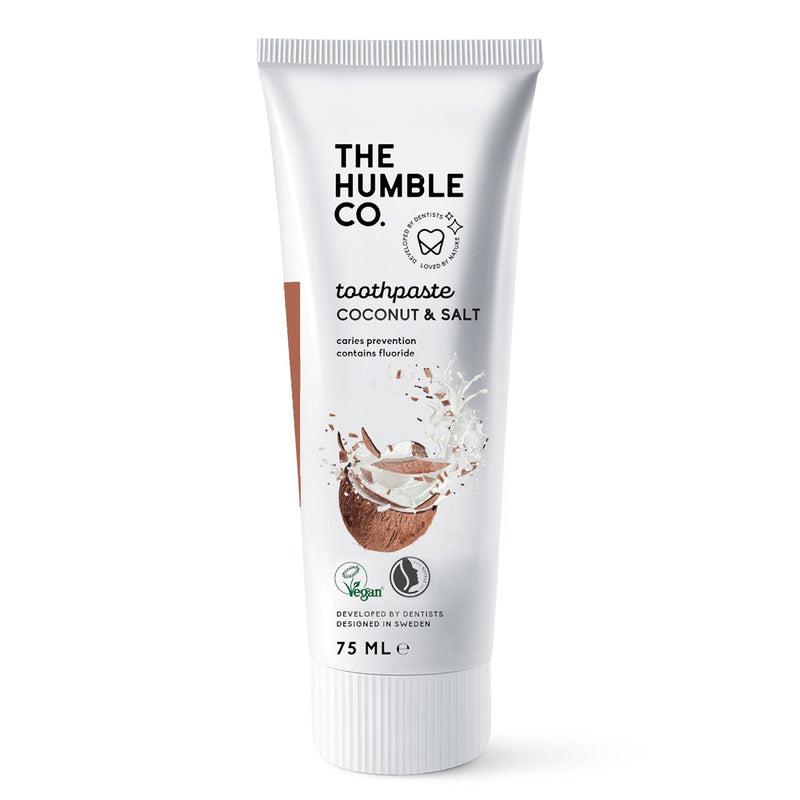 Humble Natural Toothpaste 75 ml with fluoride - Coconut & salt