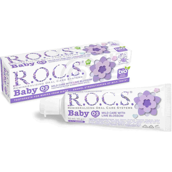 ROCS baby toothpaste lime blossom 45g