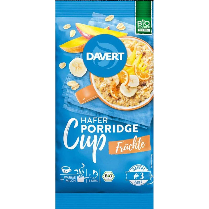 Davert Bio Porridge-Cup Früchte 65g