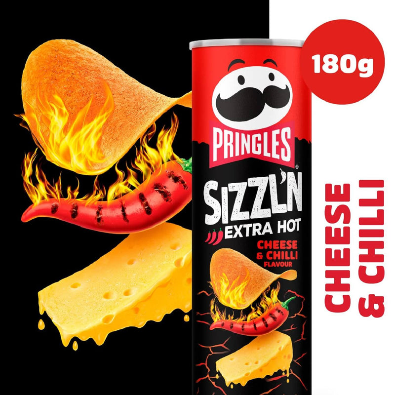 Pringles Sizzln Cheese & Chili 180g