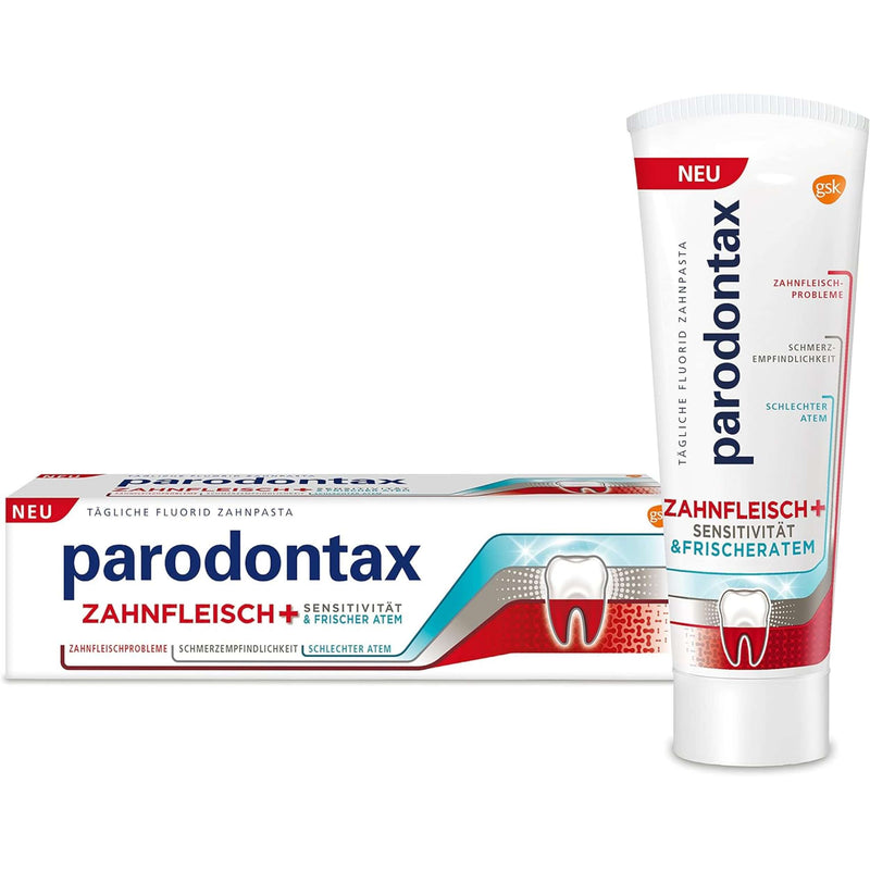Parodontax Zahnfleisch + Sensitivität & frischer Atem Zahncreme 75ml