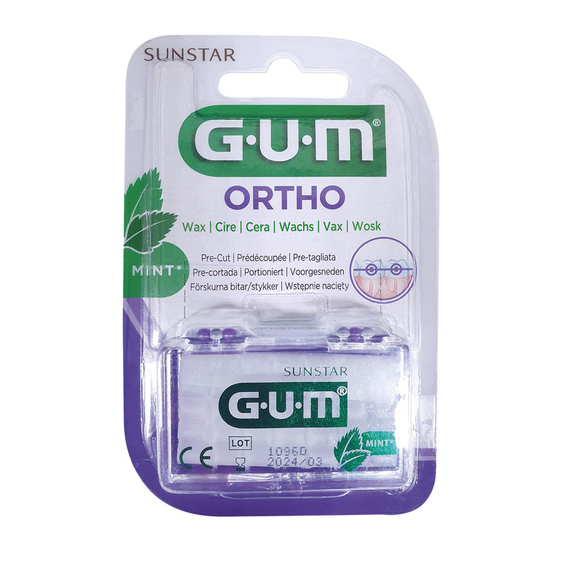 GUM Orthodontisches Wachs mit Minzgeschmack