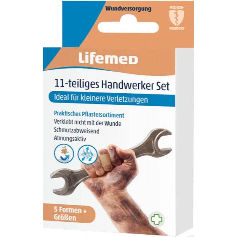 Lifemed Handwerkerset hautfarben 11tlg. 5 Größen