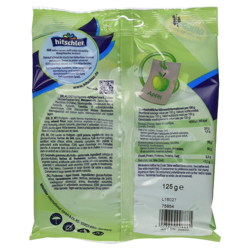 Hitschler Hitschies Schnüre Apfel 125g