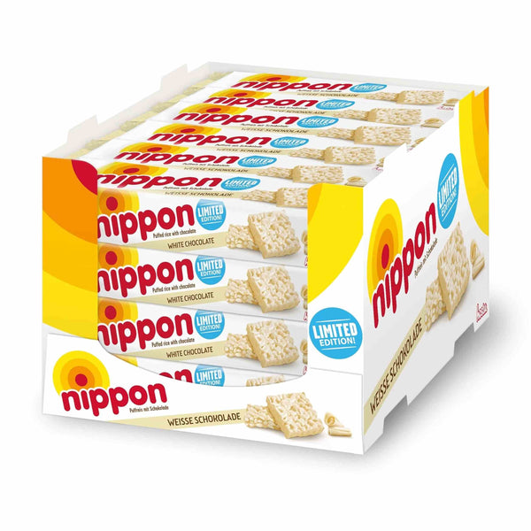 Nippon Puffreis weiße Schokolade 200g, 24er Pack (24 x 200g)