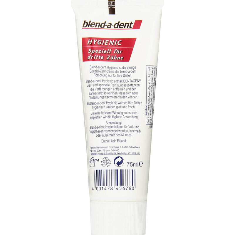 blend-a-dent hygienic toothpaste 75ml