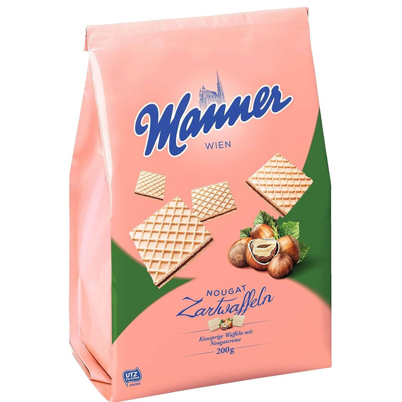 Manner  Zarties Nougat Waffeln 200g