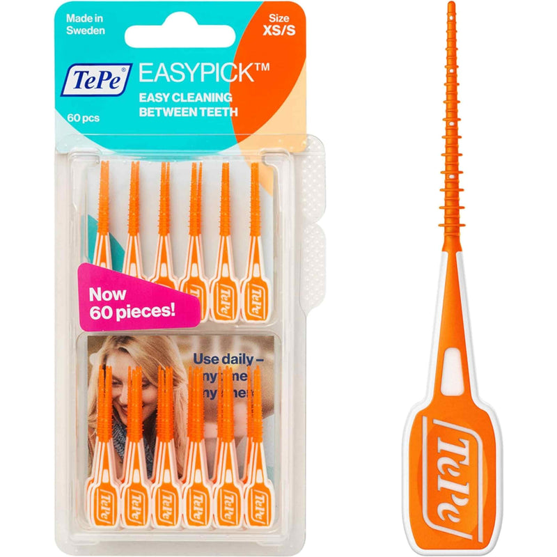 TePe EasyPick interdental brushes 60 pieces pack XS / S