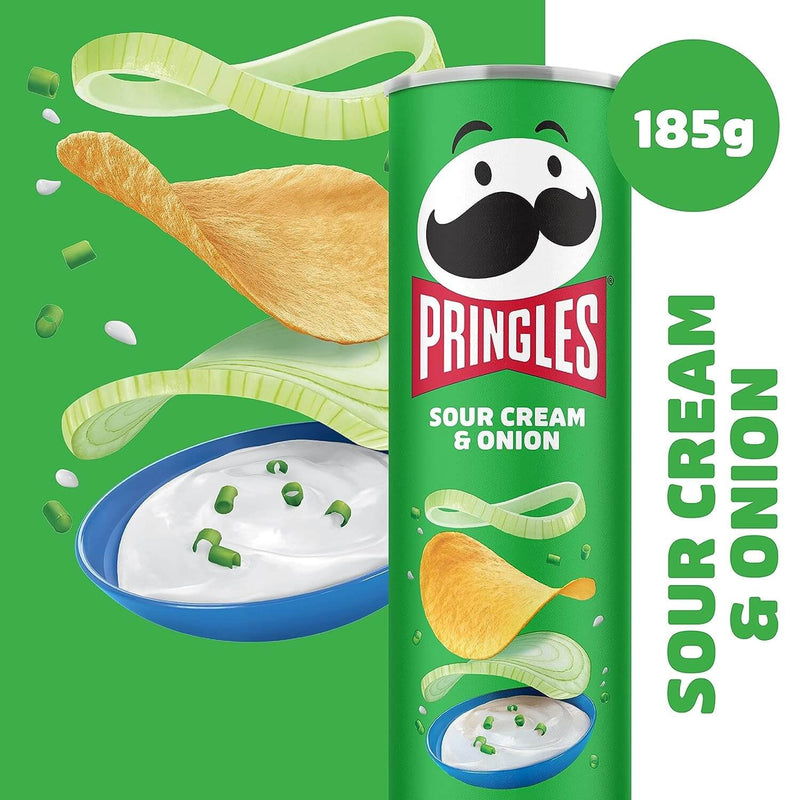 Pringles Sour Cream & Onion 185g