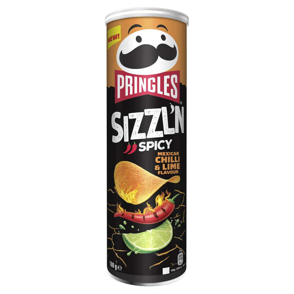 Pringles Sizzln Mexican Chilli & Lime180g