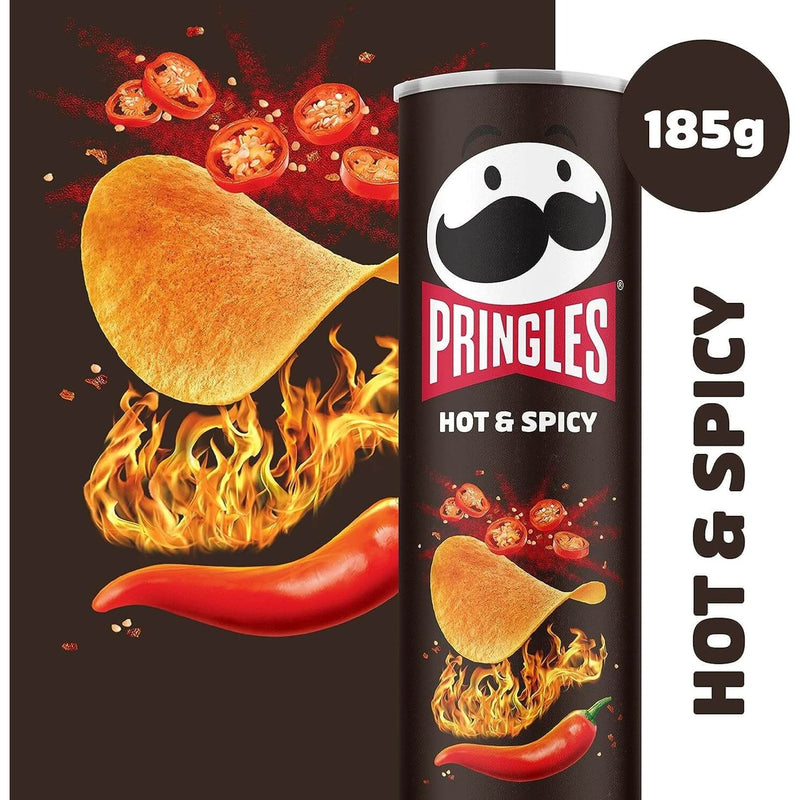 Pringles Hot & Spicy 185g